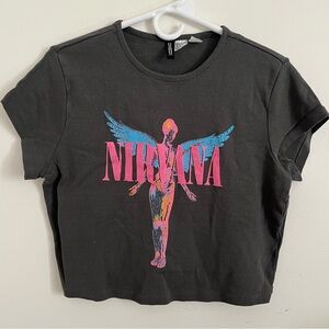 H&M Cropped Nirvana Top